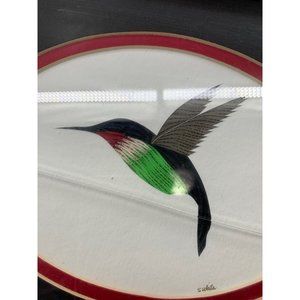 Hummingbird Quillwork by S White**